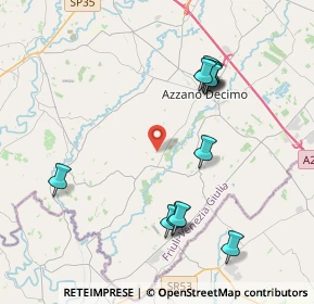 Mappa Via Bosco Mantova, 33082 Azzano Decimo PN, Italia (4.07667)