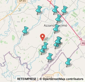 Mappa Via Bosco Mantova, 33082 Azzano Decimo PN, Italia (3.78923)