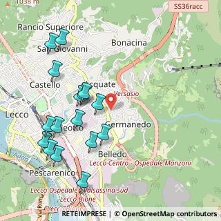 Mappa Via On. Celestino Ferrario, 23900 Lecco LC, Italia (1.12125)