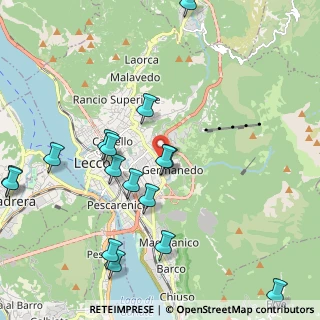 Mappa Via On. Celestino Ferrario, 23900 Lecco LC, Italia (2.43938)