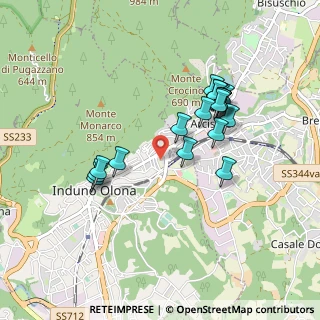 Mappa Via Monte Sant'Elia, 21056 Induno Olona VA, Italia (0.835)
