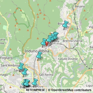 Mappa Via Monte Sant'Elia, 21056 Induno Olona VA, Italia (2.60733)