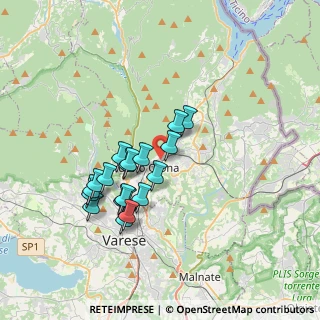 Mappa Via Monte Sant'Elia, 21056 Induno Olona VA, Italia (3.07053)