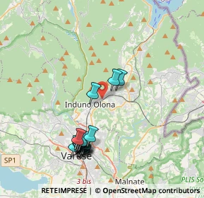 Mappa Via Monte Sant'Elia, 21056 Induno Olona VA, Italia (4.046)