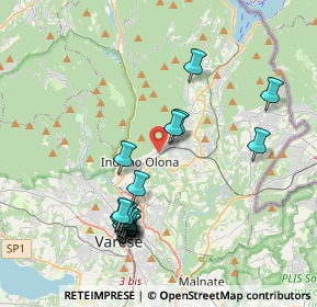 Mappa Via Monte Sant'Elia, 21056 Induno Olona VA, Italia (3.96526)