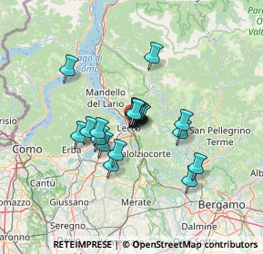 Mappa Via Lorenzo Balicco, 23900 Lecco LC, Italia (9.0245)