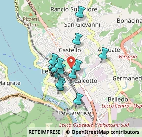 Mappa Via Lorenzo Balicco, 23900 Lecco LC, Italia (0.625)