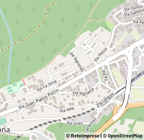 Mappa Via Ca Zena, 21056 Induno Olona VA, Italia (0.18462)