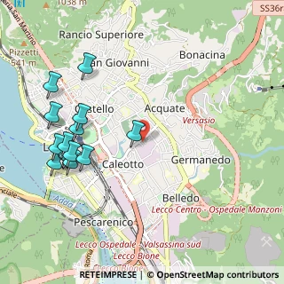 Mappa Via Don Ferrante, 23900 Lecco LC, Italia (1.175)