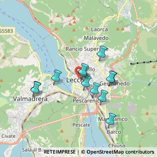 Mappa Via Alessandro Volta, 23900 Lecco LC, Italia (1.58333)