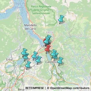Mappa Via Alessandro Volta, 23900 Lecco LC, Italia (6.27538)