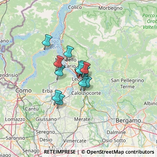 Mappa Via Alessandro Volta, 23900 Lecco LC, Italia (7.48692)