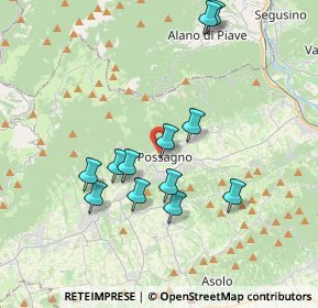 Mappa Via degli Impianti Sportivi, 31054 Possagno TV, Italia (3.41083)