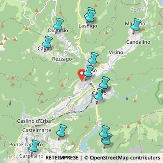 Mappa Via Alcide De Gasperi, 22033 Asso CO, Italia (2.48429)