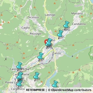 Mappa Via Alcide De Gasperi, 22033 Asso CO, Italia (2.66)