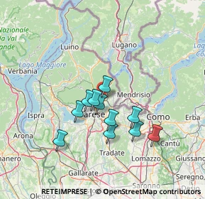 Mappa 21051 Arcisate VA, Italia (10.99273)