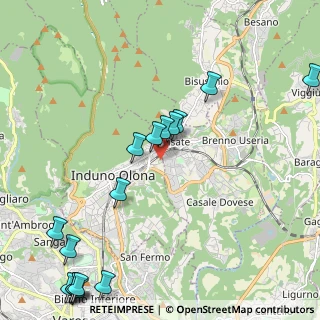 Mappa Via Campi Maggiori, 21056 Induno Olona VA, Italia (2.79938)