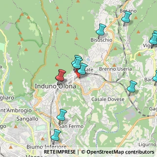 Mappa Via Campi Maggiori, 21056 Induno Olona VA, Italia (2.43769)