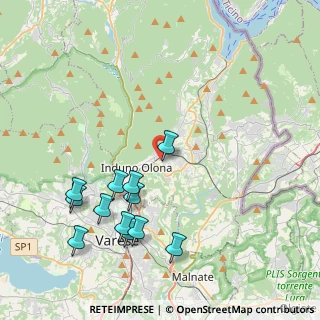 Mappa Via Campi Maggiori, 21056 Induno Olona VA, Italia (4.4075)