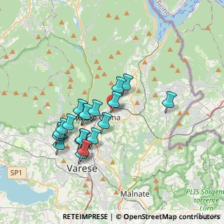 Mappa Via Campi Maggiori, 21056 Induno Olona VA, Italia (3.316)