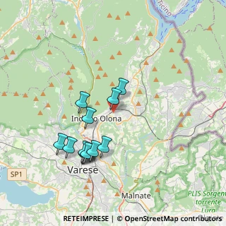 Mappa Via Campi Maggiori, 21056 Induno Olona VA, Italia (3.52333)