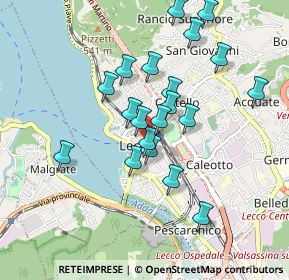 Mappa Via Giuseppe Bovara, 23900 Lecco LC, Italia (0.8085)