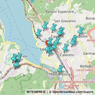 Mappa Via Giuseppe Bovara, 23900 Lecco LC, Italia (0.9545)