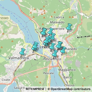 Mappa Via Giuseppe Bovara, 23900 Lecco LC, Italia (1.08563)