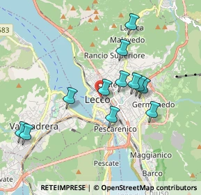 Mappa Via Giuseppe Bovara, 23900 Lecco LC, Italia (1.735)