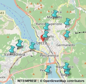 Mappa Via Giuseppe Bovara, 23900 Lecco LC, Italia (2.2325)