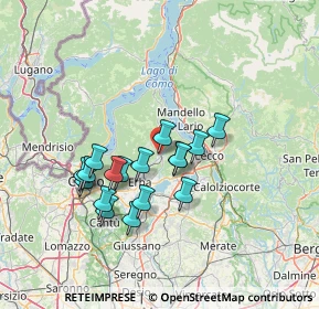 Mappa Via Pietro Valsecchi, 22033 Asso CO, Italia (11.81647)