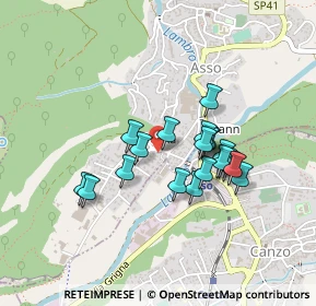 Mappa Via Pietro Valsecchi, 22033 Asso CO, Italia (0.346)