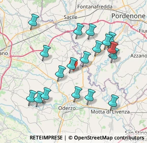 Mappa Via Bastie, 31040 Portobuffolè TV, Italia (7.52944)