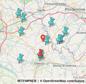 Mappa Via Bastie, 31040 Portobuffolè TV, Italia (7.42818)