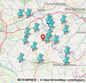 Mappa Via Bastie, 31040 Portobuffolè TV, Italia (7.01895)