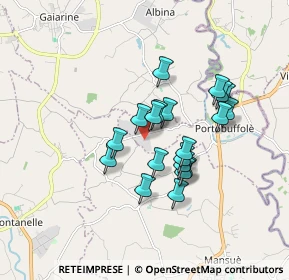 Mappa Via Bastie, 31040 Portobuffolè TV, Italia (1.367)