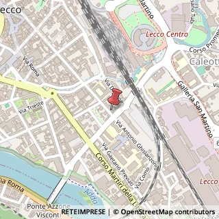 Mappa Via Antonio Ghislanzoni, 25, 23900 Lecco, Lecco (Lombardia)