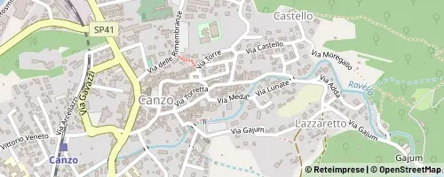Mappa Canzo
