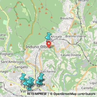 Mappa Via Olimpiade, 21056 Induno Olona VA, Italia (3.42636)