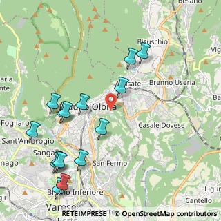 Mappa Via Olimpiade, 21056 Induno Olona VA, Italia (2.44333)