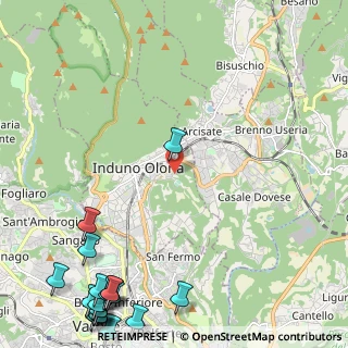 Mappa Via Olimpiade, 21056 Induno Olona VA, Italia (3.7815)