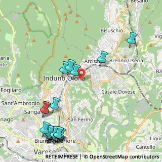 Mappa Via Olimpiade, 21056 Induno Olona VA, Italia (2.8825)