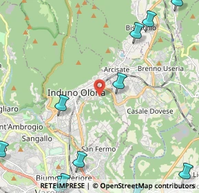 Mappa Via Olimpiade, 21056 Induno Olona VA, Italia (3.41364)