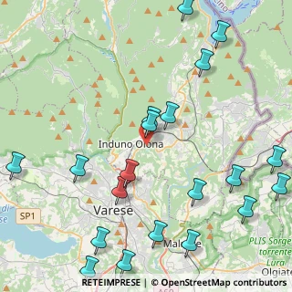 Mappa Via Olimpiade, 21056 Induno Olona VA, Italia (5.5665)