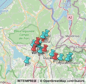 Mappa Via Olimpiade, 21056 Induno Olona VA, Italia (5.92133)