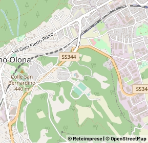 Mappa Via Olimpiade, 21056 Arcisate VA, Italia (0.41923)