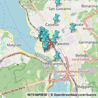 Mappa Via Carlo Pizzi, 23900 Lecco LC, Italia (0.6)