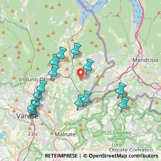 Mappa Via Bevera, 21059 Viggiù VA, Italia (4.10071)