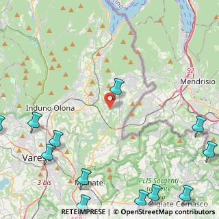 Mappa Via Bevera, 21059 Viggiù VA, Italia (7.12583)