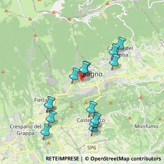 Mappa 31054 Possagno TV, Italia (2.01571)
